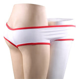 Sex Briefs Couples Underwear - Free Shipping-Unique pair of unisex double underwear with 4 leg holes. Can be worn face-to-face or back-to-back. Great quirky or kinky prop for party games or intimate sexual play. Now you can literally get in their pants or they can get in yours! funny weird sexy kink underpants wtf gag gift costume panties novelty lingerie-