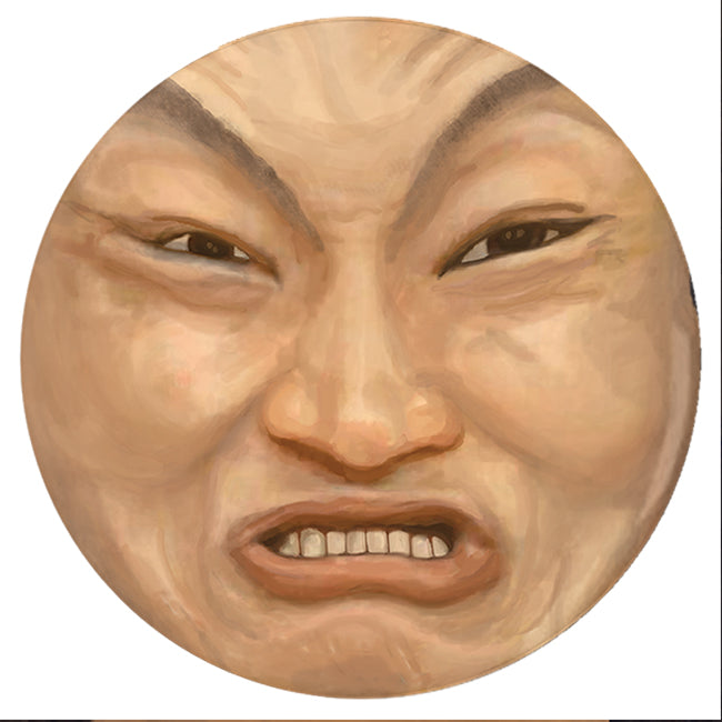 Impossibru! Pinback Buttons - Classic Funny Weird Reaction Face Meme-High quality scratch and UV resistant mylar and metal pinback badge. 1.25, 2.25 or 3 inches. Ships in 3-5 business days from within the US. -3 inch Round Button-