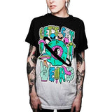 Let's Get Weird Tee, Innergalactic - Retro Graphic T-Shirt Alien Rave-