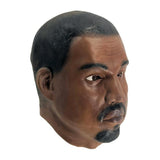 -Very high quality, handmade, eco-friendly natural latex over-the-head mask. One size fits most adults. Free shipping. Funny halloween costume celebrity mask weird crazy conspiracy kanye west meme unique fun comedy parody crazy weird wtf stage prop gift -