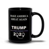 Trump MAGA 2020 Coffee Mugs - Make America Great Again - Lock Him Up!-Premium quality durable 11oz or 15oz ceramic mug, USA made. Donald Trump for Prison 2020. Most corrupt and destructive president in American history, criminal, national disgrace POTUS complicit GOP. Racism, sexism, violence, ignorance, totalitarianism, fascism Treason. Covid-19 super spreader Trump Lied Americans Died.-