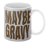 -Premium quality mug in your choice of 11oz or 15oz. High quality, durable ceramic. Dishwasher and microwave safe.This item is made-to-order and typically ships in 2-3 business days. weird wtf bizarre gravy boat coffee cup thanksgiving turkey christmas dinner fanatic food mashed potatoes meme funny virtual office mug-