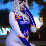 -My Hero Academia Yu Takeyama "Mt. Lady" zentai style cosplay bodysuit. Mask not included.Made of high quality polyester and spandex material, well sewn with colorfast fade-resistant printing. Adult and Youth Sizes. Free shipping. Bodycon sexy leotard halloween giantess GTS anime macrophilia fetish roleplay costume-