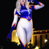 -My Hero Academia Yu Takeyama "Mt. Lady" zentai style cosplay bodysuit. Mask not included.Made of high quality polyester and spandex material, well sewn with colorfast fade-resistant printing. Adult and Youth Sizes. Free shipping. Bodycon sexy leotard halloween giantess GTS anime macrophilia fetish roleplay costume-