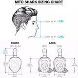 Professional Panoramic Anti-Fog Full Face Snorkeling GoPro Diving Mask-Pro quality hydrodynamic full face snorkeling mask. Anti-fog, 180º panoramic HD view. Two chamber breath apparatus. Improved airflow, easy breathing through mouth & nose. Comfortable food grade, hypoallergenic silicone seals. Dry Top snorkel, submersion auto closure. Auto drain valves. GoPro compatible camera mount. -