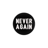 -Scratch and UV resistant mylar covered metal pinback button. Made to order. Ships from the USA. RESIST Republican BS pin. Common sense legislation, reform and gun control NOW! Stop mass shootings, school shootings, domestic terrorism, insurrectionists, etc. NRA backed propaganda and profiteering.-1.25 inch Round Button-White on Black-