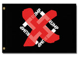 No Trump Nazis Protest Flag, Anti-Trump Anti-Fascist Resistance Flag-High quality, professionally printed polyester flag. Single or fully double-sided with blackout layer, grommets or pole pocket / sleeve. 2x1ft / 1x2ft, 3x2ft / 2x3ft, 5x3ft / 3x5ft, custom. Customizable, Anti-Trump Anti-Fascist Antifa Protest Banner Flag RESIST Fascism Bigotry Racism Punch USA America Patriotic-3 ft x 2 ft-Black-Standard - Grommets-796752936826