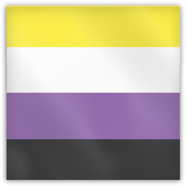 Non-Binary Pride Stripes Magnet LGBTQ LGBTQIA LGBTQX NB Enby Nonbinary-