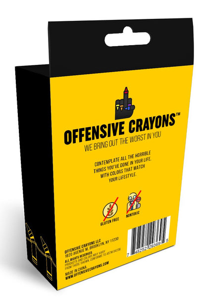 Milktoast Brands Adult offensive crayons, a funny gag gift for adult  coloring (Political Edition)