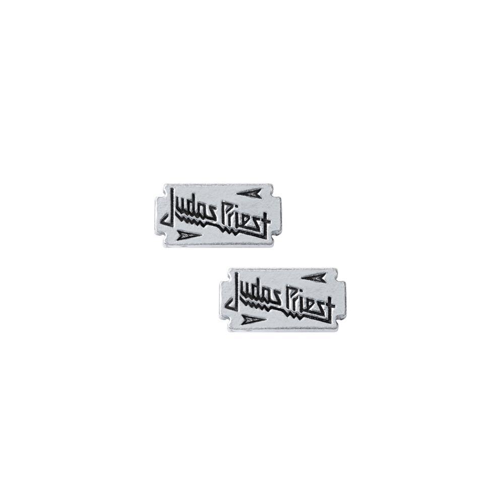 Official Judas Priest Razorblade Stud Earrings, Alchemy Gothic-
