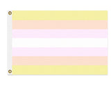 Pangender Pride Flag, NonBinary LGBTQ LGBTQIA Rights Equality Banner-High quality indoor / outdoor pole flag in your choice of size & style. Single or double sided, grommets or pole sleeve / pocket. Fully customizable. LGBTQIA LGBTQI LGBTQX LGBTQ Gender Equality Rights Protest Festival Banner pan gender pangender nonbinary genderflux genderfluid genderless agender genderqueer-5 ft x 3 ft-Standard-Grommets-