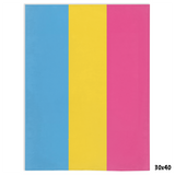 -High quality printed image on a luxurious, soft and warm 100% polyester minky fleece blanket. TDouble-sided blankets are printed on both sides. Single-sided blankets are white on the reverse.This item is made to order. Ships from the USA. Pan Pansexual LGBTQ LGBTQIA LGBTQX pride equality gift striped pink yellow blue-30x40 inch-Single Sided-