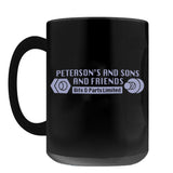 -An ideal receptacle for your complementary black water whether you're working hard or hardly working. Premium quality mug in your choice of 11oz or 15oz. High quality, durable ceramic. Made-to-order & shipped from the USA. DHMIS jobs tea coffee cup don't hug me funny office work gift dark humor tv series-