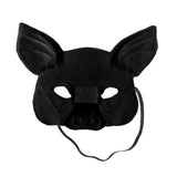-High quality EVA pig masquerade style half-face mask with elastic band. One size fits most. Free shipping from abroad. Typically arrives in 2-3 weeks to the USA. Funny creepy weird costume cosplay technoblade gamer carnival pigs piggy piggies oink oink detailed plastic halloween fancy dress hog animal farm gag-