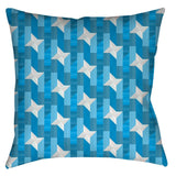 -Blue-14 x 14 inches-Sewn (no zipper)-