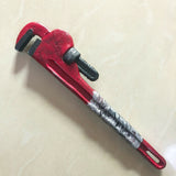 Pipe Wrench Lifesize Cosplay PU Foam Prop Melee Weapon 18 inches 46cm-High quality, 1:1 lifesize red iron pipe wrench / plumber's monkey wrench prop or LARP melee weapon. Soft PU foam. Realistic painted detailing, 18 inches (46cm). Ideal for Half-Life, TF2 Engineer, Pub-G, Fallout, Bioshock, Call of Duty Black Ops, The Walking Dead or other FPS gaming cosplay. Free Shipping Worldwide. -