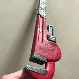 Pipe Wrench Lifesize Cosplay PU Foam Prop Melee Weapon 18 inches 46cm-High quality, 1:1 lifesize red iron pipe wrench / plumber's monkey wrench prop or LARP melee weapon. Soft PU foam. Realistic painted detailing, 18 inches (46cm). Ideal for Half-Life, TF2 Engineer, Pub-G, Fallout, Bioshock, Call of Duty Black Ops, The Walking Dead or other FPS gaming cosplay. Free Shipping Worldwide. -