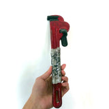 Pipe Wrench Lifesize Cosplay PU Foam Prop Melee Weapon 18 inches 46cm-High quality, 1:1 lifesize red iron pipe wrench / plumber's monkey wrench prop or LARP melee weapon. Soft PU foam. Realistic painted detailing, 18 inches (46cm). Ideal for Half-Life, TF2 Engineer, Pub-G, Fallout, Bioshock, Call of Duty Black Ops, The Walking Dead or other FPS gaming cosplay. Free Shipping Worldwide. -
