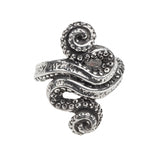 -Alchemy Gothic AGLA SIgil Ring - Five magical talismans of profit and protection.The central Kabbalistic sigillum 'Agla', stands for 'Thou art mighty forever, O Lo-Size N / 7 US-664427045985