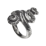 -Alchemy Gothic AGLA SIgil Ring - Five magical talismans of profit and protection.The central Kabbalistic sigillum 'Agla', stands for 'Thou art mighty forever, O Lo-
