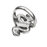 -Alchemy Gothic AGLA SIgil Ring - Five magical talismans of profit and protection.The central Kabbalistic sigillum 'Agla', stands for 'Thou art mighty forever, O Lo-
