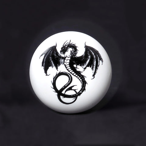 Alchemy Gothic WYVEREX DRAGON Wine Bottle Stopper, Ceramic and Cork-Unique Wyverex Dragon bottle stopper from Alchemy Gothic of England. Ceramic topper with tapered cork base. Shipped in 1-3 days from the USA. Unique gothic dark fantasy wine liquor drinking accessory home decor stocking stuffer gift. Dragons-
