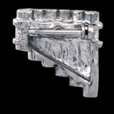 Kingkiller Chronicle EOLIAN TALENT PIPES Pin, Brooch or Tie Tack-Officially licensed Sterling Silver Eolian Talent Pipes Pin from Patrick Rothfuss' KINGKILLER CHRONICLE fantasy novels, Name of the Wind, Wise Man's Fear and a forthcoming 3rd. Jeweler handcrafted in the USA. A mark of distinction and recognition for musicians. Kvothe earns his playing "The Lay of Sir Savien Traliard"-