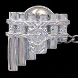 Kingkiller Chronicle EOLIAN TALENT PIPES Pin, Brooch or Tie Tack-Officially licensed Sterling Silver Eolian Talent Pipes Pin from Patrick Rothfuss' KINGKILLER CHRONICLE fantasy novels, Name of the Wind, Wise Man's Fear and a forthcoming 3rd. Jeweler handcrafted in the USA. A mark of distinction and recognition for musicians. Kvothe earns his playing "The Lay of Sir Savien Traliard"-