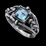 -5 US-Sterling Silver-Antiqued Finish-