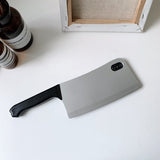 -Funny meat cleaver phone case for iPhone. Soft, shock absorbing silicone bumper case to fit Apple iPhone 14 13 12 11 Pro Max Mini XS XR 7 8 6S Plus SE
Free shipping, average delivery 2-3 weeks.
unique weird wtf weirdest kitchen knife case mobile cellphone horror chef teen cosplay accessory gift-iPhone 7 / 8-Siliver-