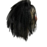 -High quality latex over-the-head mask with attached hair. Free shipping from abroad. Typically arrives to the USA in about 2-3 weeks. Scary saw horror movies killer puppetmaster halloween mask costume cosplay-