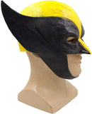 -High quality latex half mask with chin strap. One size fits most adults up to a head circumference of 62cm / 24.4in, Free shipping from abroad with average delivery to the US in 2-3 weeks. Cosplay halloween costume howlett mcu prop replica superhero helm natural latex rubber comic book convention con LARP -