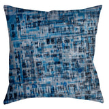 -Blue-14 x 14 inches-Sewn (no zipper)-