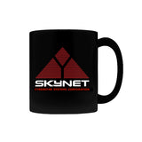 -Premium quality mug in your choice of 11oz or 15oz. High quality, durable ceramic. Microwave safe. This item is made-to-order and typically ships in 2-3 business days. Scifi AI skynet terminator cyberdyne classic science fiction artificial intelligence black coffee mug cup tech internet geek gift -