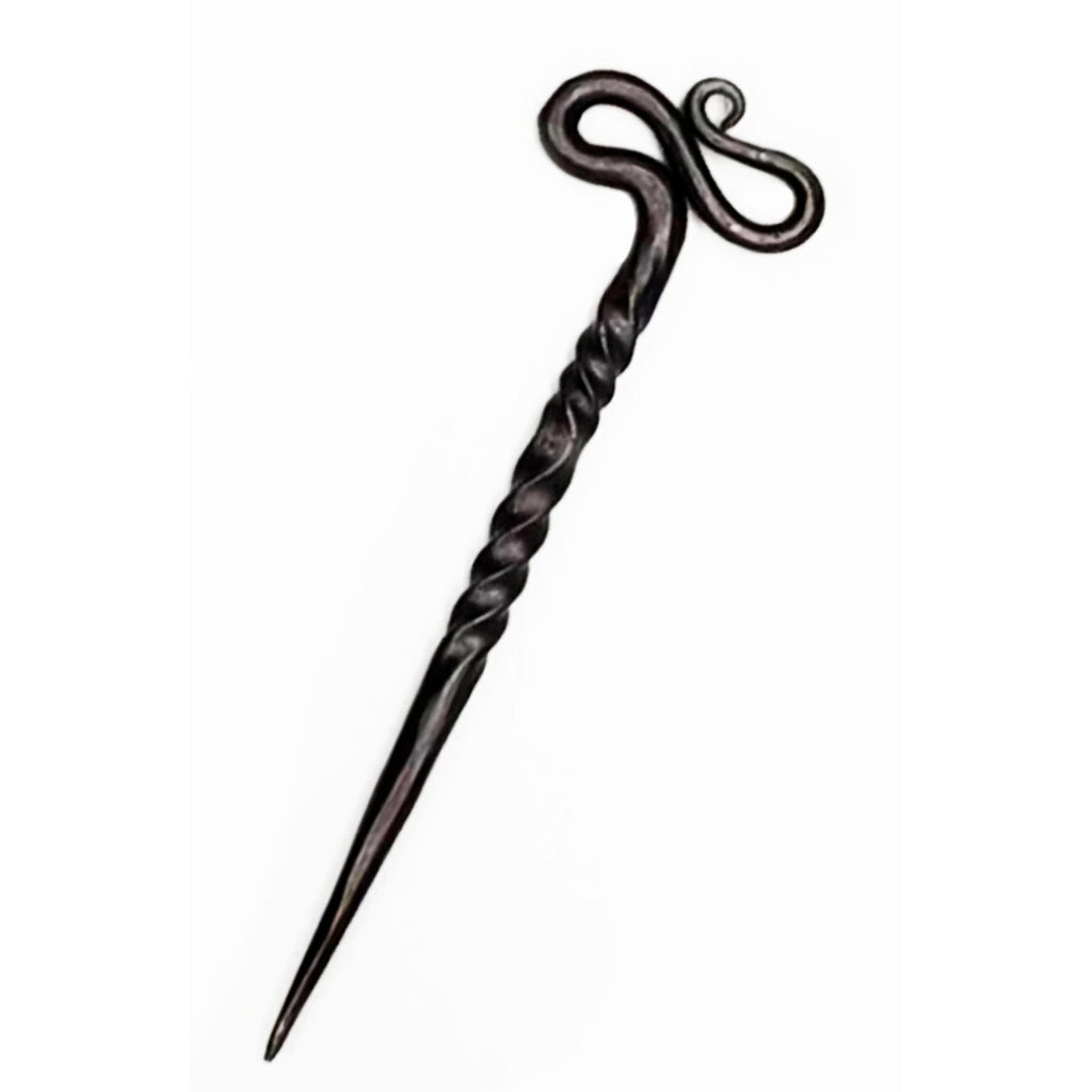 -Beautiful, long metal hair stick with serpentine celtic design and antiqued finish. Measures about 15cm. Sold individually. Free shipping from abroad with average delivery to the US in about 2-3 weeks. Celtic norse vikings witch wicca witchcraft antique vintage style costume cosplay hair accessory hairpin -