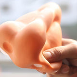 -A funny (if somewhat gross) gift for those with a particular sense of humor, a love for the bizarre or surreal? This nosey liquid soap dispenser (lotion, conditioner, lube, etc.) is shaped like a giant schnozz. Press the nose causes gel to ooze from the right nostril. A unique weird WTF accessory for your bathroom or bedroom.-