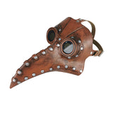 -High quality, nicely detailed latex rubber and resin plague doctor masks with plastic lenses. One size fits most with adjustable strap and buckle. Free shipping from abroad. These typically arrive to the US in 2-3 weeks. Halloween steampunk medieval victorian gothic cosplay costume pandemic black plague doc raven crow mask historical epidemic mask-