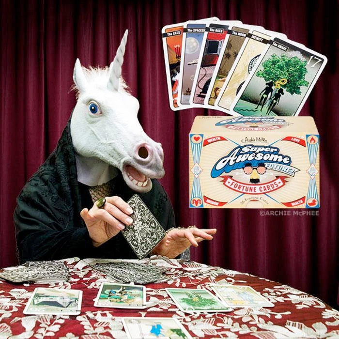 Super Awesome Future! Fortune Cards - Funny Unique Meme Divining Tarot-