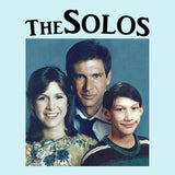 Funny Retro Vintage THE SOLOS Graphic Tee, Star Wars Sitcom Parody-Unisex style premium quality ringspun cotton tee. Soft and comfortable Bella+Canvas shirt with a standard retail fit. Made to order. Free shipping from the USA. Funny 80s 90s kid 1980s 1990s TV retro vintage y2k sitcom family portrait hans solo kylo ren princess leia television parody womens ladies juniors shirt gift-2XL-Heather Ice Blue-