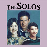 Funny Retro Vintage THE SOLOS Graphic Tee, Star Wars Sitcom Parody-Unisex style premium quality ringspun cotton tee. Soft and comfortable Bella+Canvas shirt with a standard retail fit. Made to order. Free shipping from the USA. Funny 80s 90s kid 1980s 1990s TV retro vintage y2k sitcom family portrait hans solo kylo ren princess leia television parody womens ladies juniors shirt gift-2XL-Heather Lilac-