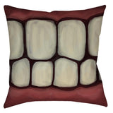 -Spun Polyester-14 x 14 inches-Sewn (no zipper)-