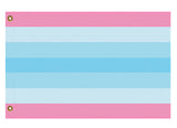 Transmasculine Pride Flag - Custom LGBTQIA Trans Pride - 1x2, 2x3, 3x5-Transmasculine Pride Flag. High quality indoor / outdoor pole flag, professionally made in the USA in your choice of size & style. Single or double sided, grommets or pole sleeve / pocket. Fully customizable. – Trans Masculine, Transgender LGBTQIA LGBTQI LGBTQ LGBT GLBT Intersex Nonbinary Rights Equlity Protest March Festival-