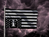 Trumped USA Distress Flag - Anti-Trump Protest RESIST Pole Banner -Patriotic Trumped America USA in Distress Protest Flag - Upside down American flag with Trump's golden T supplanting all but the 30 stars . Available in red, white & blue or black & gray. 2x1ft / 1x2ft, 3x2ft / 2x3ft, 5x3ft / 3x5ft or custom, Anti-Trump Anti-Fascist Resistance Pole Banner, Antifa No 45 Criminal Trump-