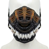 -High quality latex doberman snout half mask. One size fits most, attaches with elastic strap. See measurements in images. Free shipping from abroad with average delivery to the US in 2-3 weeks. Halloween costume cosplay aggressive dog mask hellhound moving mouth funny scary furry animal costume roleplay accessory-