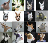 -Quality over-the-head soft latex white rabbit mask. One size fits most. Free shipping from abroad with average delivery to the USA in about 2-3 weeks. Creepy funny Halloween costume cosplay mask red eyed bunny rabbit alice in wonderland unsettling disturbing animal hare -
