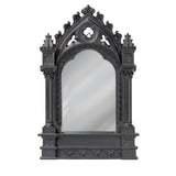 -Gothic cathedral inspired resin frame for both tabletop and wall hanging. 10.83x7.09in, fits 4x6in photo or print. Genuine Alchemy product, brand new in box. Ships from the USA Goth architecture grand medieval renaissance black church gothic home decor gift halloween dark architectural fancy classy designer art-