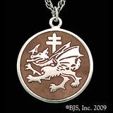 -Sterling Silver-Tiger's Eye-24" Stainless Steel Rope Chain-