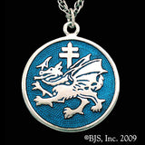 -Sterling Silver-Zircon-24" Stainless Steel Rope Chain-