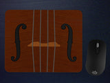 Violin Viola Cello Mousepad - Classical String Instrument Mouse Pad-Soft and comfortable 9x7 inch mousepad made from high density neoprene with a colorfast, stain resistant and easy to clean smooth fabric top. Violin, Viola, Cello, Fiddle traditional classic classical music instrument. Orchestra or symphony musical design. Cellist, Violinist, Fiddler Teacher, musician, player gift. -