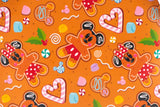 DISNEY Loungefly Minnie Mouse Gingerbread Mini Backpack and Headband Set-Limited edition Disney Christmas themed Gingerbread Minnie Mouse faux leather mini backpack with headband holder and matching headband. 9x10x4.5in, Suitable for both kids and adults with adjustable straps. Genuine Loungefly, officially licensed Disney acc-